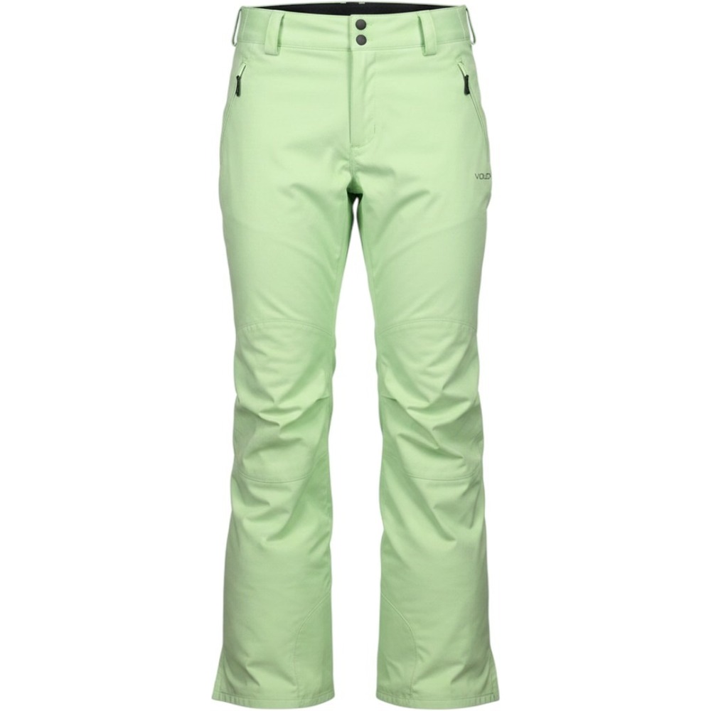 Volcom Transfer Pant Womens L Green Snowboard Ski Pants 8K Waterproof H1351608